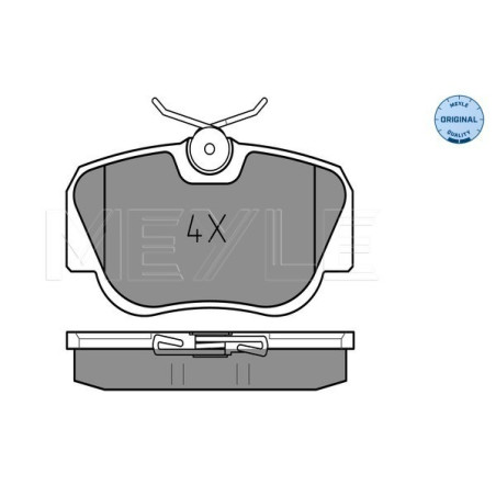 MEYLE 025 210 5517 Pastiglie freno anteriore per Mercedes 190