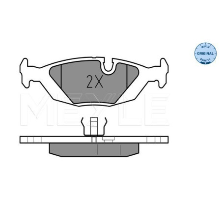 MEYLE 025 210 8914 Plaquettes de frein arrière pour 9000 440 460 480
