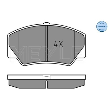 MEYLE 025 211 4117 Brzdové destičky přední pro Ford Transit