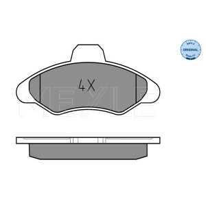 MEYLE 025 211 7118 Brzdové destičky přední pro Ford Escort Orion