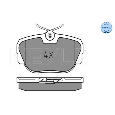 MEYLE 025 211 7317 Brzdové platničky predné pre BMW 3 Z1