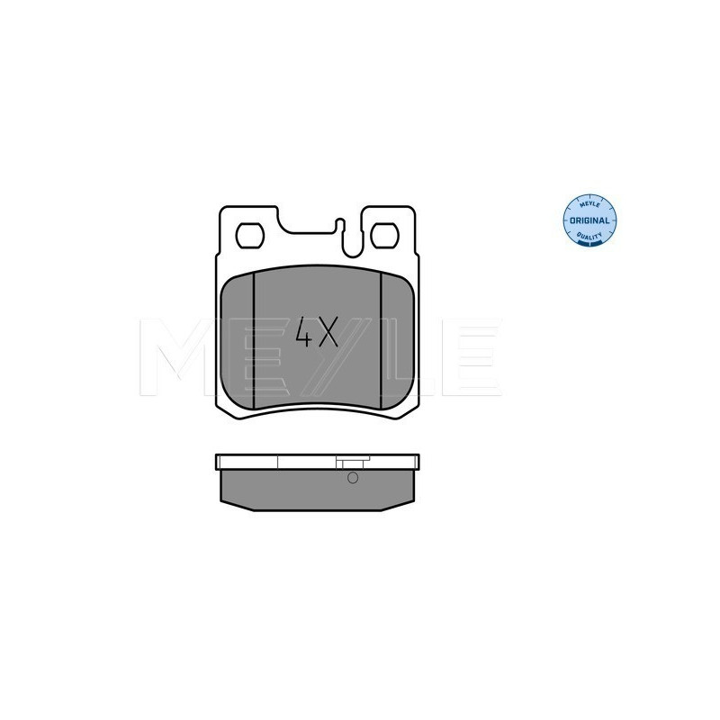 MEYLE 025 211 9715 Klocki hamulcowe tył dla Mercedes 124 E C SL SLK 190