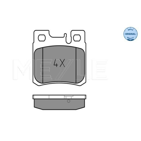MEYLE 025 211 9715 Klocki hamulcowe tył dla Mercedes 124 E C SL SLK 190