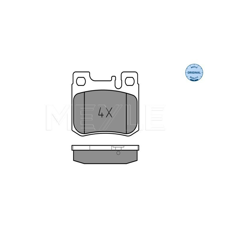 MEYLE 025 213 0115 Brzdové platničky zadné pre Mercedes 124 E C 190