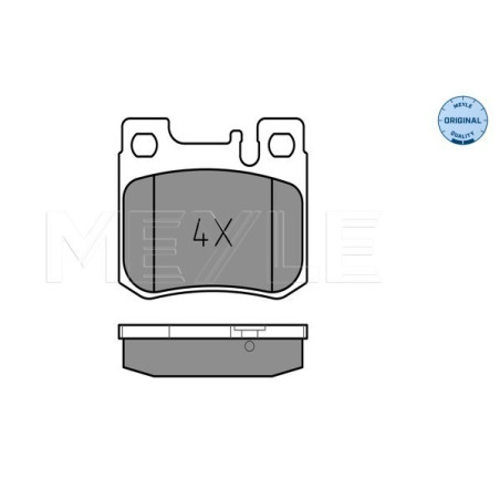 MEYLE 025 213 0115 Brzdové platničky zadné pre Mercedes 124 E C 190