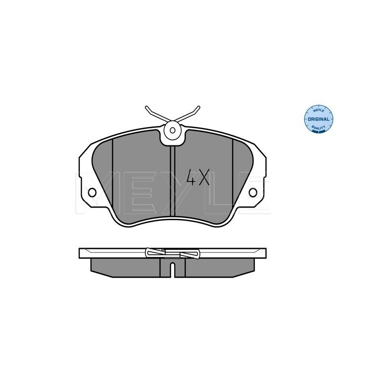 MEYLE 025 213 6819 Brake Pads Set Front for Omega Senator Carlton