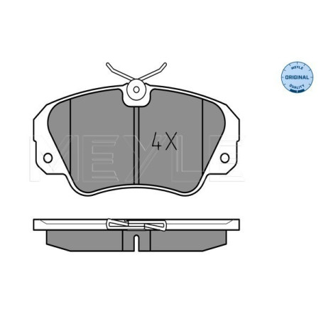 MEYLE 025 213 6819 Brake Pads Set Front for Omega Senator Carlton