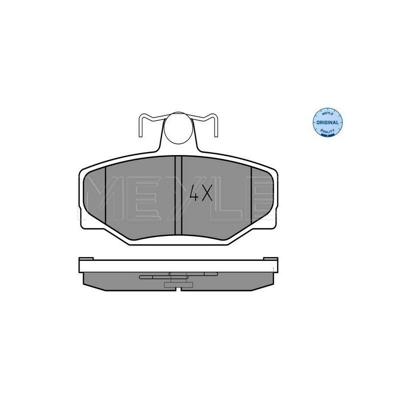 MEYLE 025 213 8513 Brzdové platničky zadné pre Volvo 740 940 960 760 V70 S90 V90 780 850 XC70