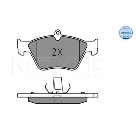 MEYLE 025 214 1117 Brzdové destičky přední pro 900 Omega Cavalier Calibra Vectra