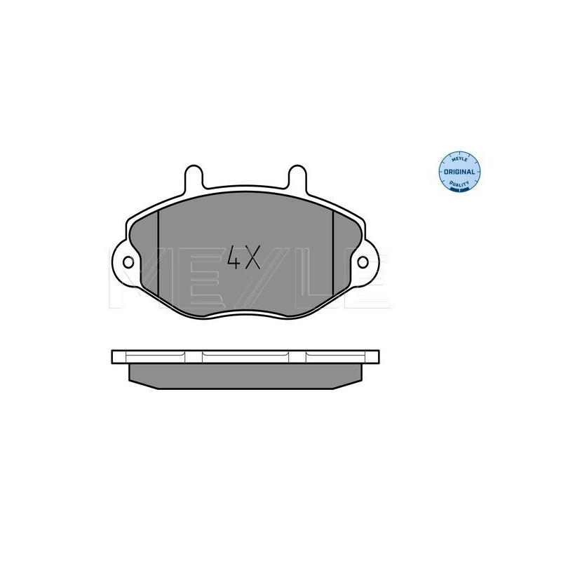 MEYLE 025 214 6918 Plaquettes de frein avant pour Ford Transit