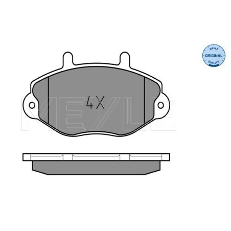 MEYLE 025 214 6918 Brzdové destičky přední pro Ford Transit