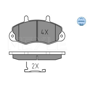 MEYLE 025 214 7018 Pastillas de freno delantero para Ford Transit