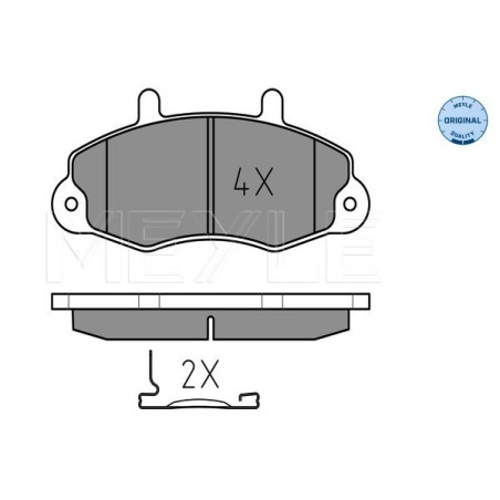 MEYLE 025 214 7018 Brake Pads Set Front for Ford Transit