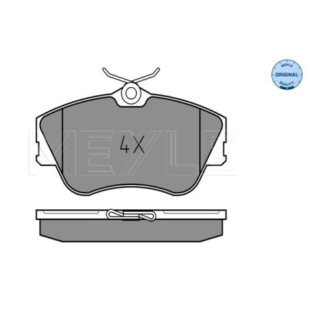 MEYLE 025 214 7919 Brzdové platničky predné pre VW Transporter California