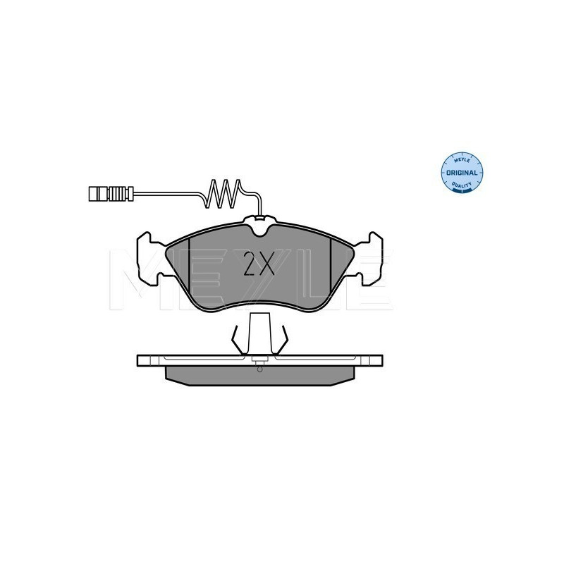MEYLE 025 215 9218 Brake Pads Set Rear for Sprinter LT