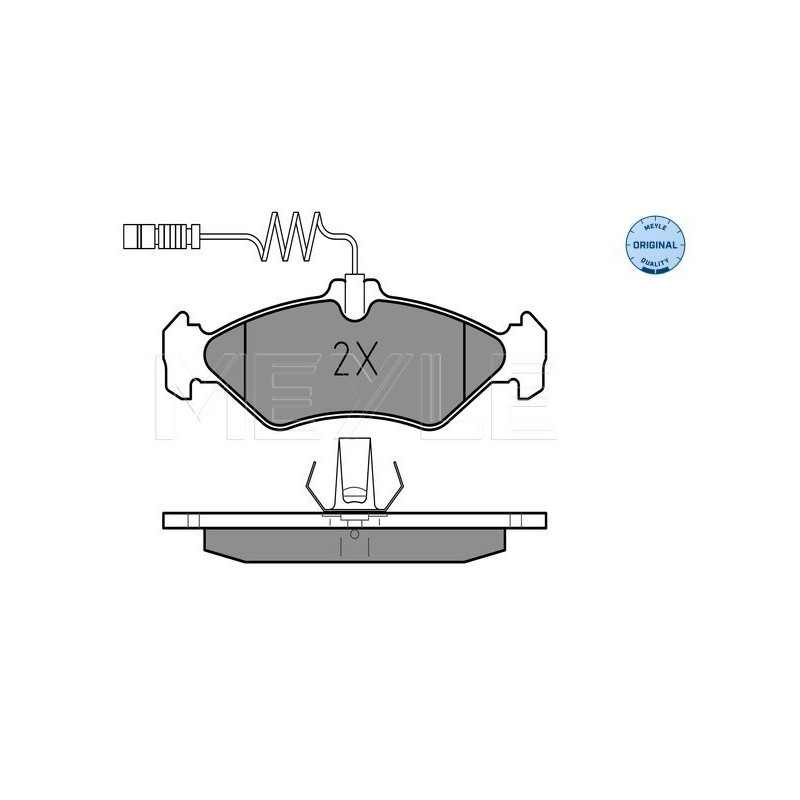 MEYLE 025 216 2117 Brake Pads Set Rear for Sprinter LT