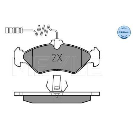 MEYLE 025 216 2117 Brake Pads Set Rear for Sprinter LT