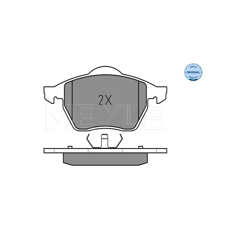 MEYLE 025 216 2419 Brake Pads Set Front for Passat A4