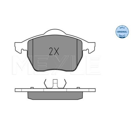 MEYLE 025 218 4819 Bremsbeläge Vorne für Galaxy Sharan Alhambra