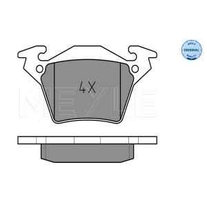 MEYLE 025 230 2017 Plaquettes de frein arrière pour Mercedes Vito V