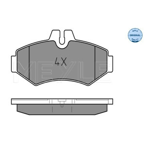 MEYLE 025 230 2118 Brake Pad Set Rear for