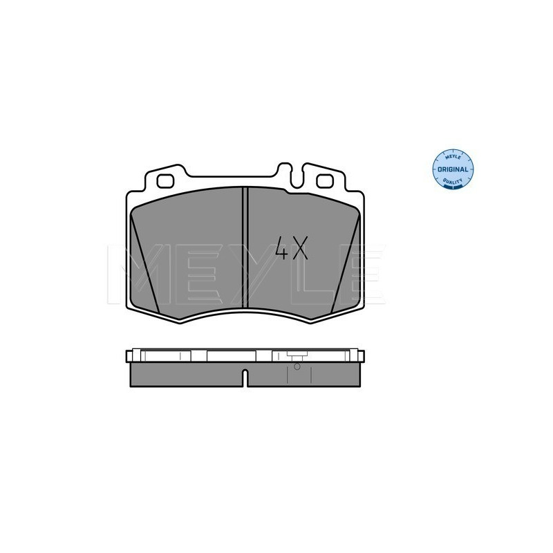 MEYLE 025 232 7117 Brake Pads Set Front for Mercedes S M SL C