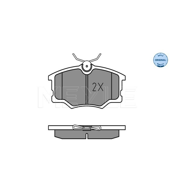 MEYLE 025 235 4616 Brake Pads Set Front for Corsa Corsavan