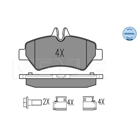 MEYLE 025 291 9019 Brake Pads Set Rear for Sprinter Crafter