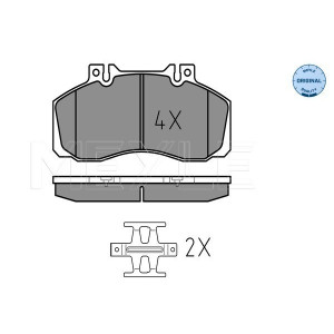 MEYLE 025 298 3521 Brzdové platničky predné pre Mercedes Vario T2/LN1 Sprinter