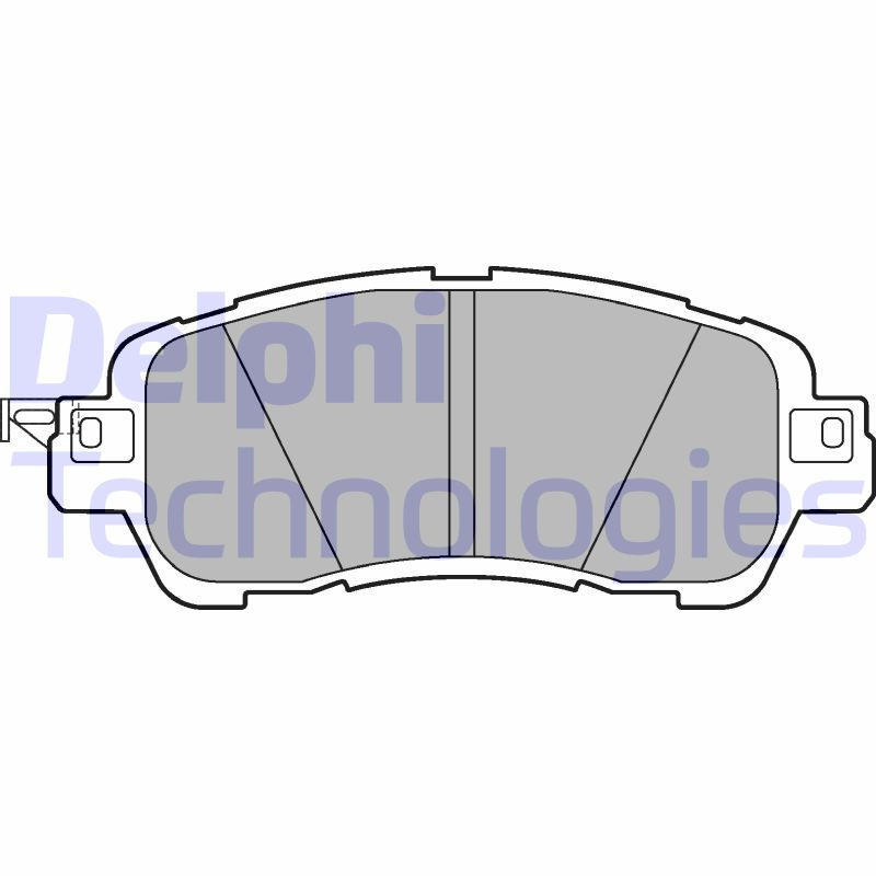 DELPHI LP3189 Pastiglie freno Anteriore per