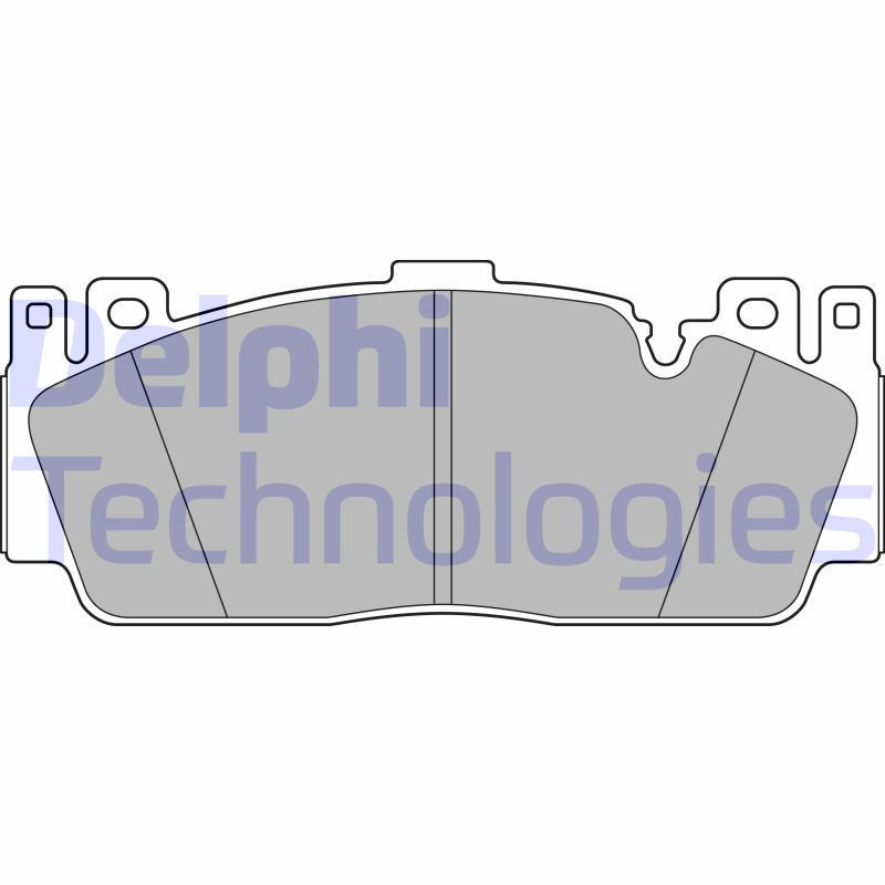 DELPHI LP3156 Pastiglie freno Anteriore per