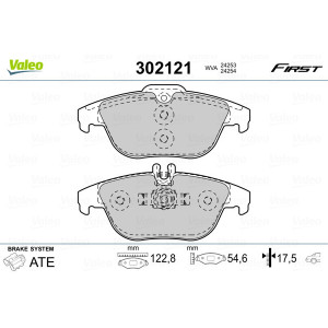 VALEO 302121 Klocki hamulcowe Tył dla