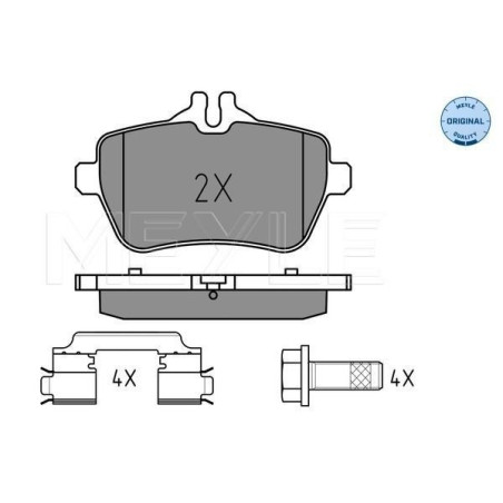 MEYLE 025 250 7119 Plaquettes de frein arrière pour W222 A217 C217 R231