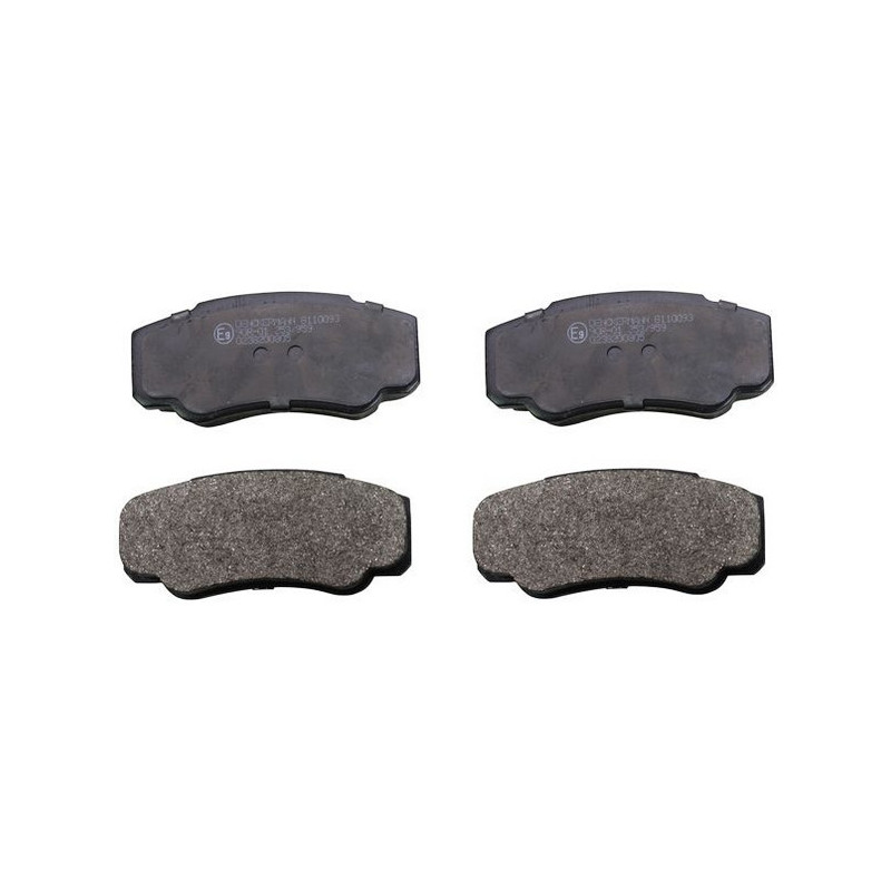 DENCKERMANN B110093 Brake Pads Set Rear for