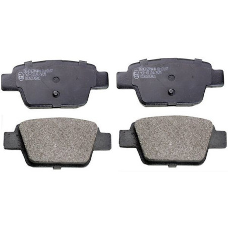 DENCKERMANN B110187 Brake Pads Set Rear for