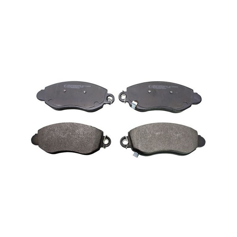 DENCKERMANN B110203 Brzdové destičky Přední pro