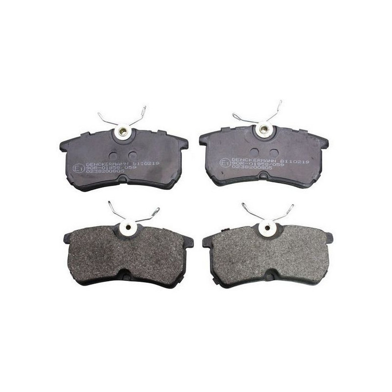 DENCKERMANN B110219 Bremsbeläge Hinten für
