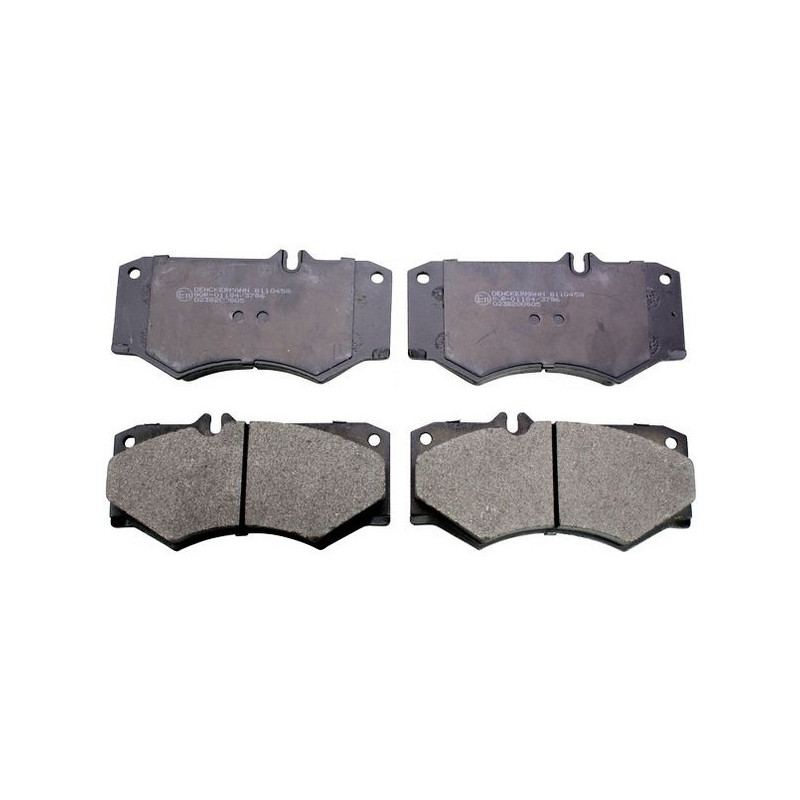 DENCKERMANN B110458 Brzdové destičky Přední pro