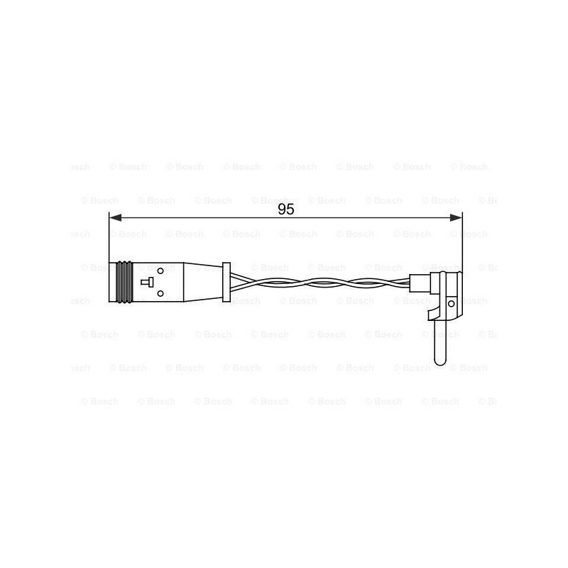 Bremsbelagverschleißsensor Mercedes BOSCH 1 987 473 070