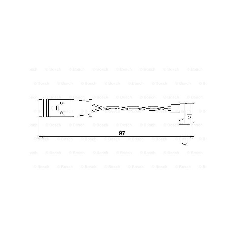 Brake Pad Wear Sensor Mercedes BOSCH 1 987 474 966