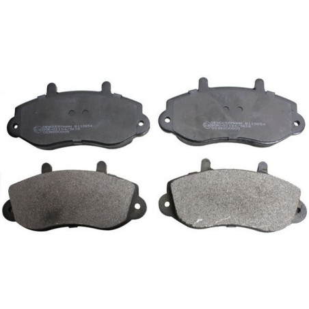 DENCKERMANN B110654 Pastillas de freno Delantero para
