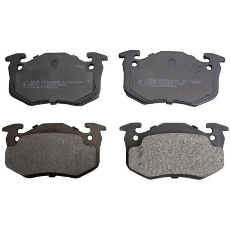 DENCKERMANN B110660 Brake Pads Set Front for