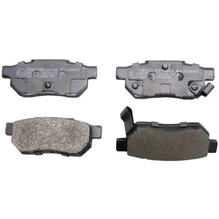 DENCKERMANN B110662 Bremsbeläge Hinten für