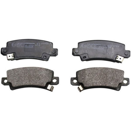 DENCKERMANN B110753 Bremsbeläge Hinten für