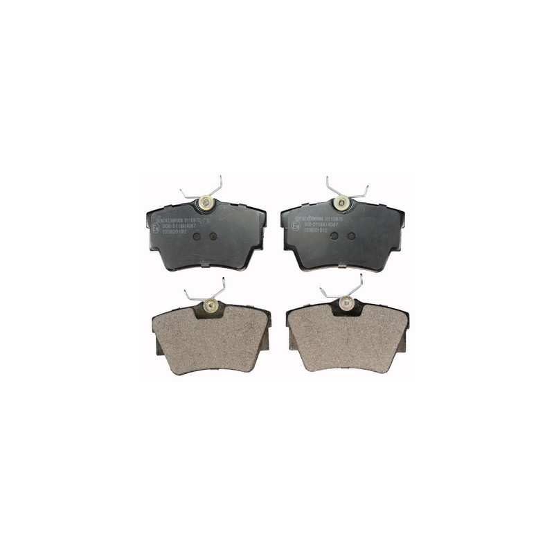 DENCKERMANN B110870 Brake Pads Set Rear for