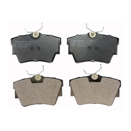 DENCKERMANN B110870 Brake Pads Set Rear for