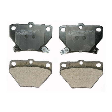 DENCKERMANN B110871 Brzdové destičky Zadní pro