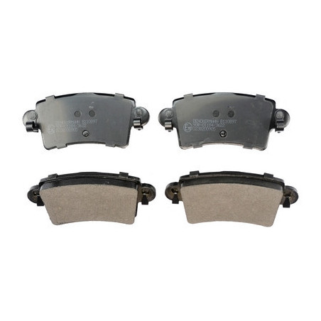 DENCKERMANN B110897 Brzdové destičky Zadní pro