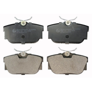 DENCKERMANN B110902 Pastillas de freno Trasero para