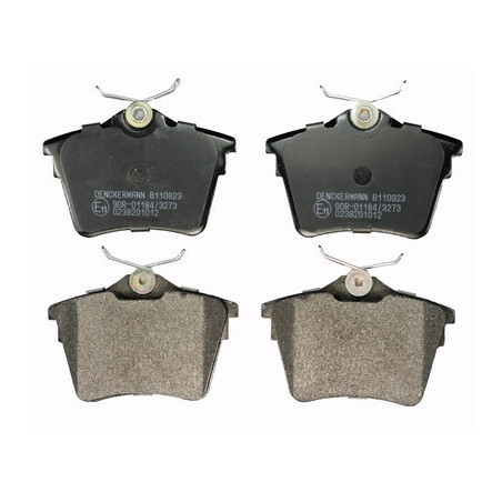 DENCKERMANN B110923 Klocki hamulcowe Tył dla